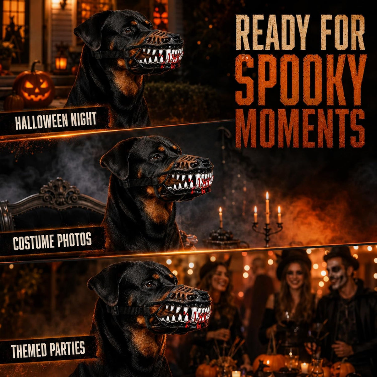 Scary Monster Dog Muzzle
